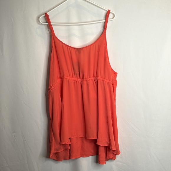 ❤️3/$30 Torrid Coral Blouse - Picture 4 of 9